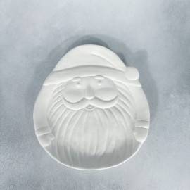 Vintage Chubby Santa Plate - Case of 6